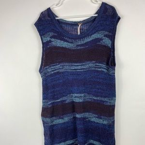 Free People Beach Open Knit Swim Suite Tunic Cover Up Womens Sz Small MIDI Dress